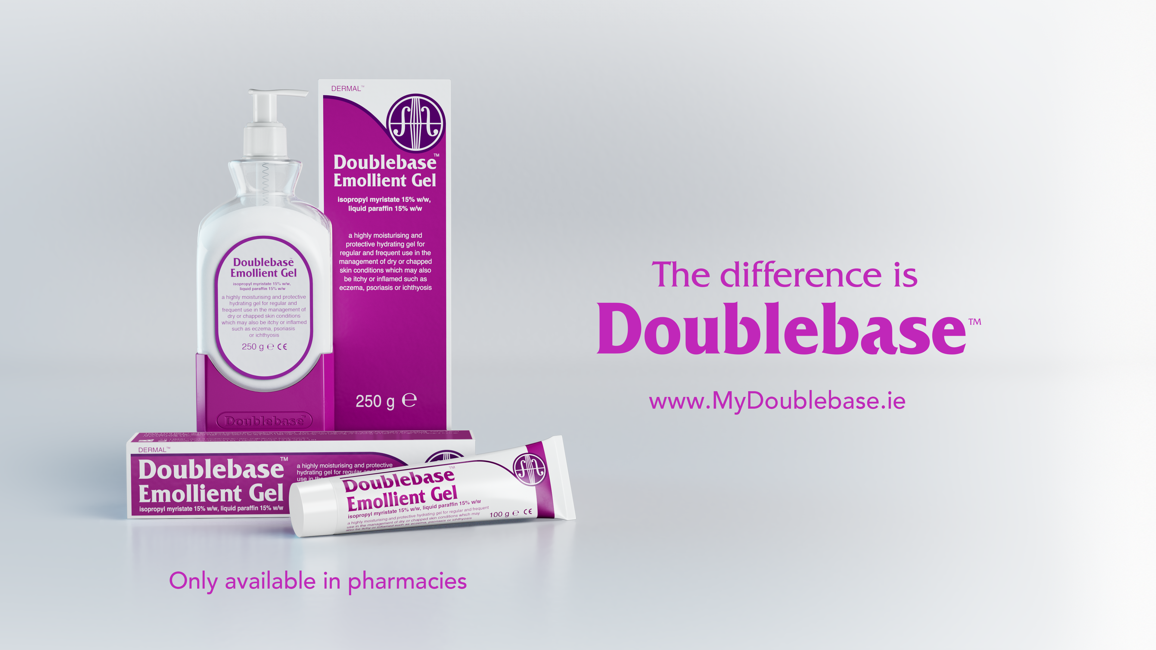 The difference is Doublebase. Only available in pharmacies.